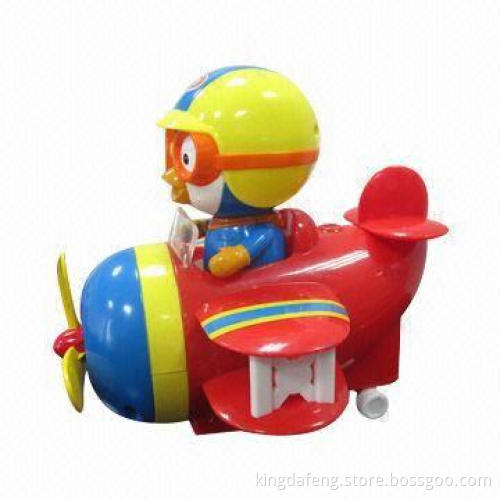 220g Battery-operated Airplane with Moving Capable, Making Noise and Glowing Features